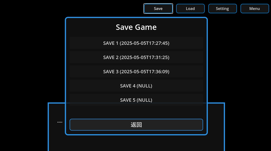Visual-Novel Prototype - Screenshot 3
